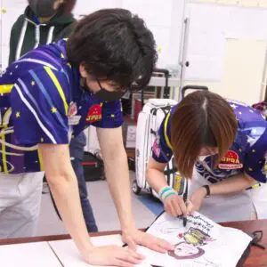 大会の一コマ › 小林よしみプロ、小林拓也プロ、ロバートリープロ（2021.05.03）