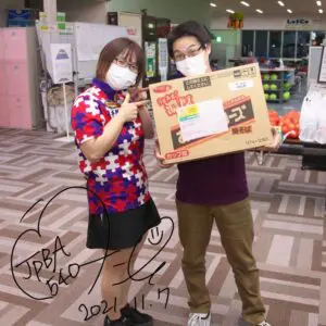 大会の一コマ › 倉田萌プロと一緒投げよう!!（2021.11.07）