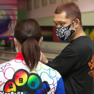 大会の一コマ › 日置秀一プロ＆澤田春花プロと一緒に投げよう！（2023.04.15）