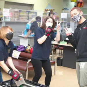 大会の一コマ › 日置秀一プロ＆澤田春花プロと一緒に投げよう！（2023.04.15）